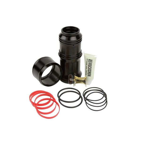 Rock Shox Rockshox Air Can Upgrade Kit - Megneg (Includes Air Can,neg Volume Spacers, Seals, Grease, Oil and Decals) - Deluxe/Super Deluxe Shocks: Black 185/210x47.5-55mm click to zoom image