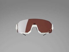 Shimano Clothing Aerolite Glasses, Metallic White, RideScape Road Lens click to zoom image