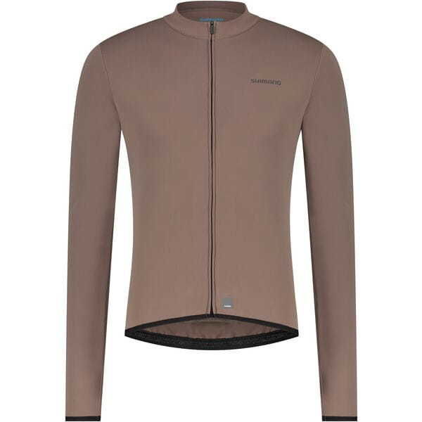 Shimano Clothing Men's, Vertex Thermal Jersey, Chesnut click to zoom image