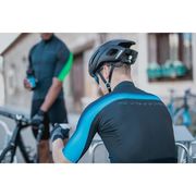 Shimano Clothing Men's, S-PHYRE FLASH Short Sleeve Jersey, Black/Blue click to zoom image