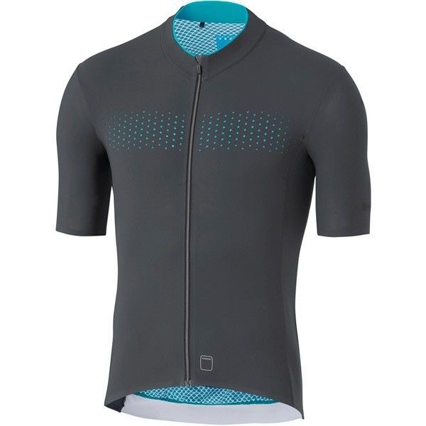 Shimano Clothing Men's Evolve Jersey, Charcoal click to zoom image