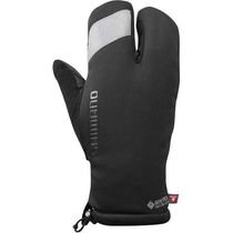 Shimano Clothing Unisex INFINIUM<sup>TM</sup> PRIMALOFTandreg; 2X2 Gloves, Black