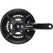 Shimano Tourney / TY FC-TY501 chainset 46 / 30, double, 7 / 8-speed, 170 mm, with chainguard, black 