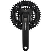 Shimano Tourney / TY FC-TY301 chainset 42 / 34 / 24, 6/7/8-speed, 150 mm 42 / 34 / 24 teeth 150 mm Black  click to zoom image