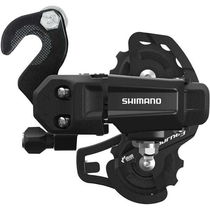 Shimano Tourney / TY Tourney TY200 rear derailleur, 6/7-speed, with BMX/Track bracket, SS short cage