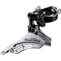Shimano Tourney / TY FD-TY300 Tourney 6/7 speed triple front derailleur, top pull, 31.8mm, for 42T