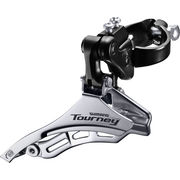 Shimano Tourney / TY FD-TY300 Tourney 6/7 speed triple front derailleur, top pull, 28.6mm, for 42T 