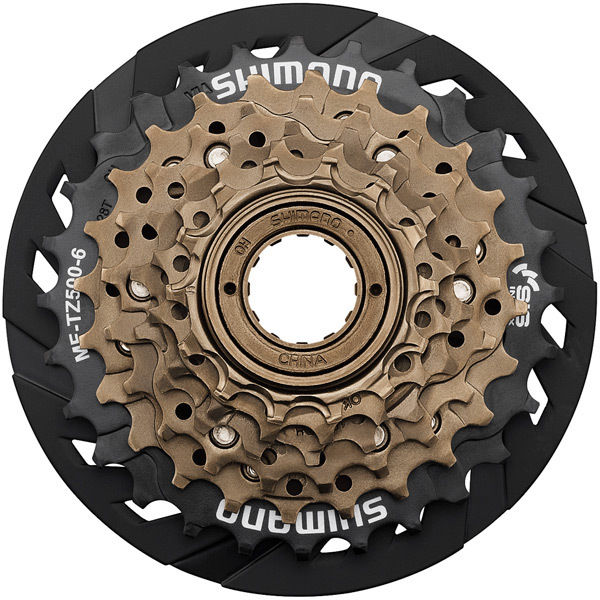 Shimano Tourney / TY MF-TZ500 6-speed multiple freewheel, 14-28 tooth click to zoom image