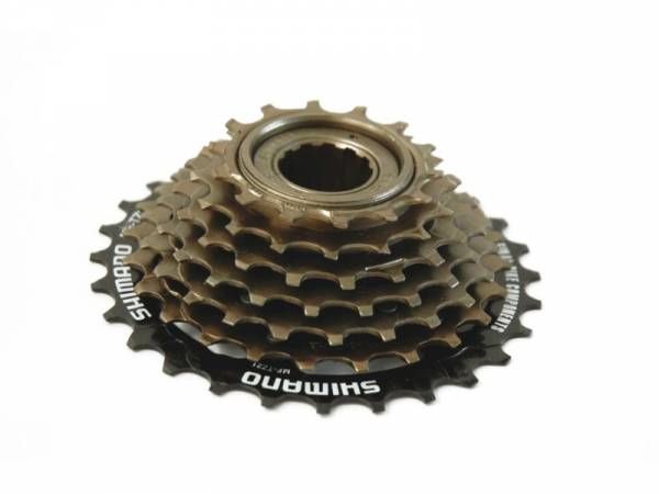 Shimano Tourney / TY MF-TZ500 7-speed multiple freewheel, 14-28 tooth click to zoom image