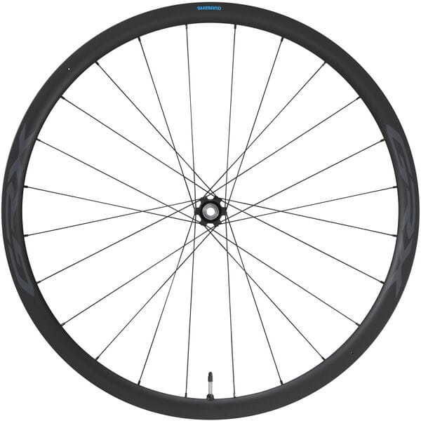 Shimano Wheels WH-RX870 GRX 700C wheel, 12x100mm E-thru, Center Lock disc, carbon, front click to zoom image