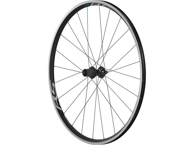 Shimano Wheels WH-RS100 clincher wheel, 9/10/11-speed, 130 mm Q/R axle, rear, black click to zoom image