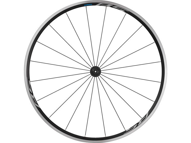 Shimano Wheels WH-RS100 clincher wheel, 100 mm Q/R axle, front, black click to zoom image
