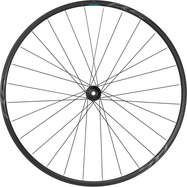 Shimano Wheels WH-RS171 700C wheel, 12x100mm E-thru, Center Lock disc, black, front click to zoom image