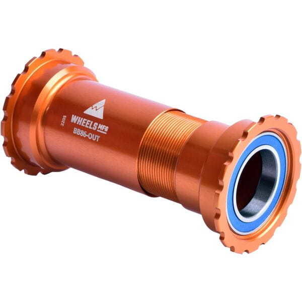 Wheels Manufacturing BB86/92 Threaded ABEC-3 Bearings 24mm - Orange click to zoom image