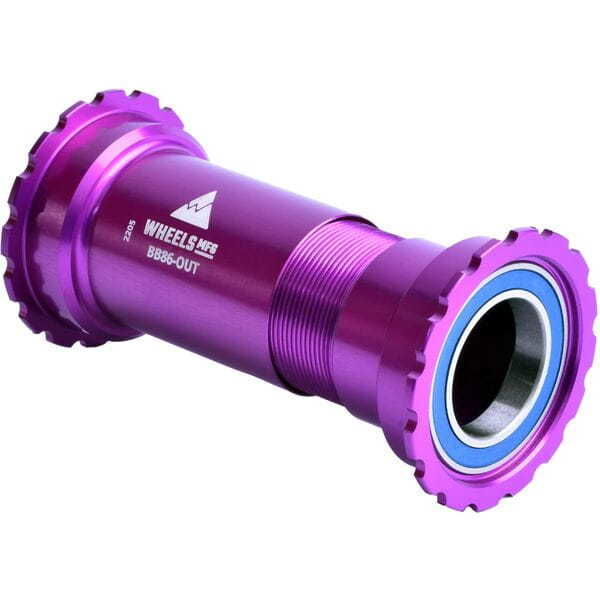 Wheels Manufacturing BB86/92 Threaded ABEC-3 Bearings 24mm - Purple click to zoom image