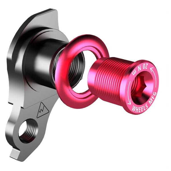 Wheels Manufacturing Replaceable Derailleur Hanger / Dropout 487-4 - Pink Bolt click to zoom image
