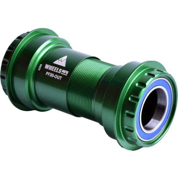 Wheels Manufacturing PF30 To Outboard ABEC-3 Bearings 24mm - Green click to zoom image