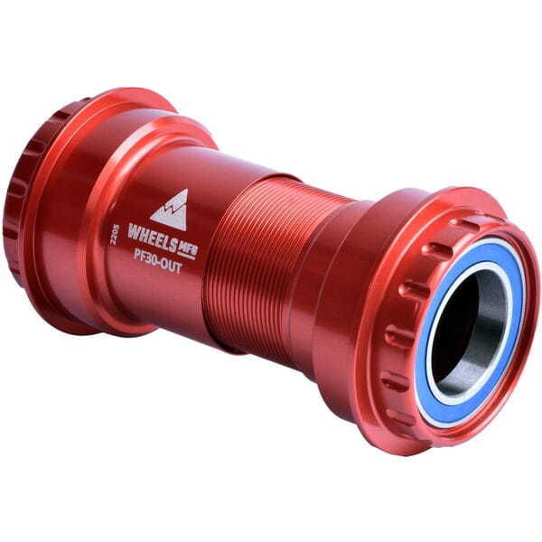 Wheels Manufacturing PF30 To Outboard ABEC-3 Bearings 24mm - Red click to zoom image