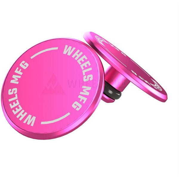 Wheels Manufacturing Thru-axle Caps Pink click to zoom image