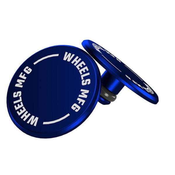 Wheels Manufacturing Thru-axle Caps Blue click to zoom image