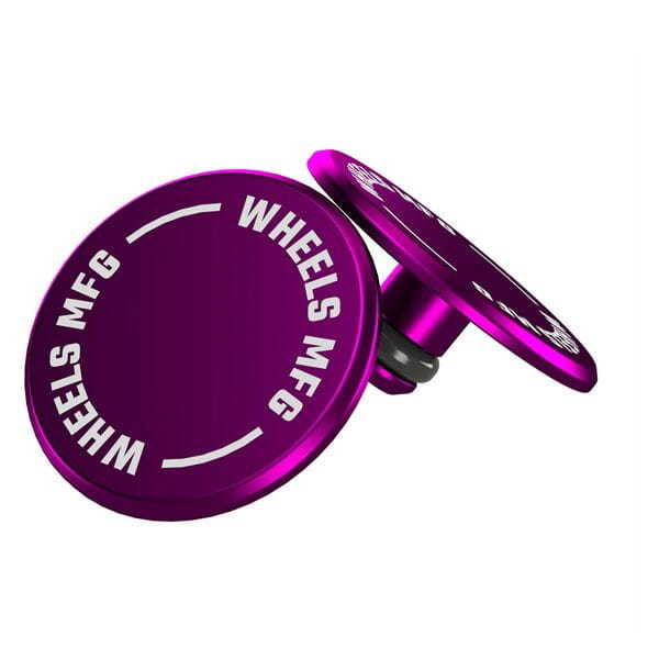 Wheels Manufacturing Thru-axle Caps Purple click to zoom image