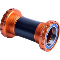 Wheels Manufacturing BSA Threaded Frame ABEC-3 Bearings For 30mm Cranks - Orange