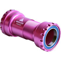 Wheels Manufacturing PF30 Threaded ABEC-3 Bearings For 30mm Cranks - Pink