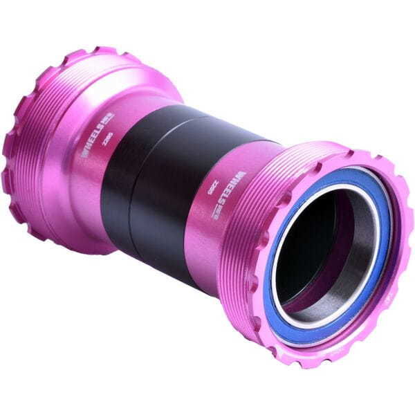 Wheels Manufacturing T47 Inboard Angular Contact Bearings For 30mm Cranks - Pink click to zoom image
