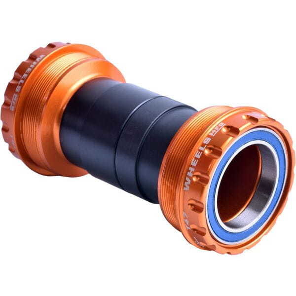 Wheels Manufacturing T47 Outboard Angular Contact Bearings For 30mm Cranks - Orange click to zoom image