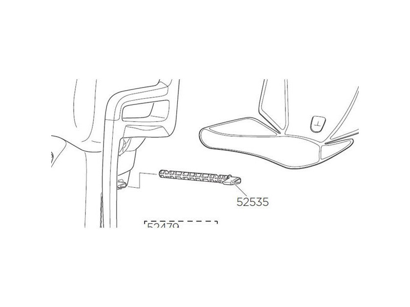 Thule RideAlong Length Adjustment Lever click to zoom image
