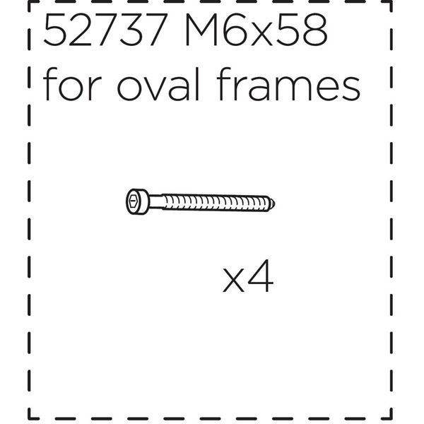 Thule Fitting screws for Ridealong, long (58 mm) click to zoom image