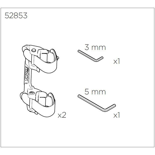 Thule Pack'n Pedal bracket kit click to zoom image