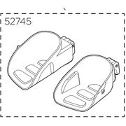 Thule Yepp Maxi Footrests, left and right 