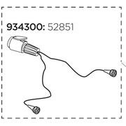 Thule 52851 Lamp cable 13 pin EF XT UK 