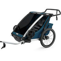 Thule Chariot Cross 2 U.K. certified child carrier with cycling and strolling kit