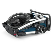 Thule Chariot Cross 2 U.K. certified child carrier with cycling and strolling kit click to zoom image