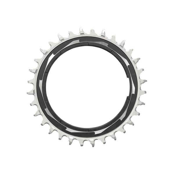 Sram Chain Ring T-type Powermeter Threaded 0mm Offset Eagle (Including Pin Thread Backup And Screw) Xxsl D1 Black/Silver click to zoom image