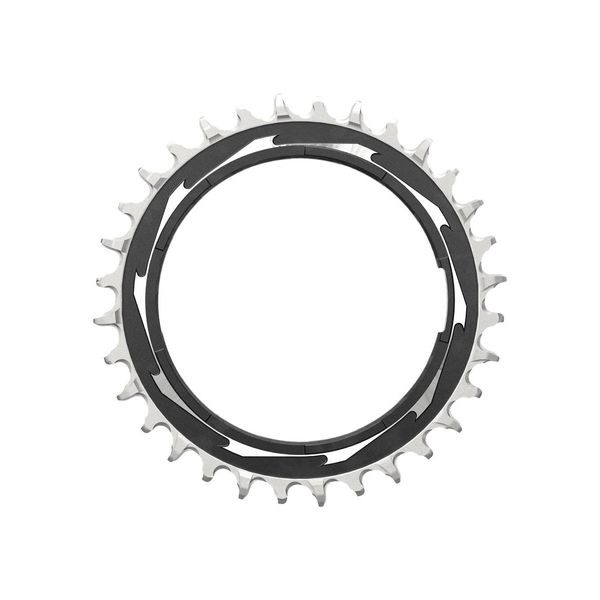 Sram Chain Ring T-type Powermeter Threaded 3mm Offset Eagle (Including Pin Thread Backup And Screw) Xxsl D1 Black/Silver click to zoom image