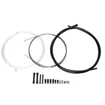 Sram Slickwire Pro Road/MTB Shift Cable Kit 4mm (2x2300mm 1.1mm Elite Cable, 4mm Reinforced Linear Strand & 5mm Seal System Housing, Ferrules, End Caps, Frame Protectors)
