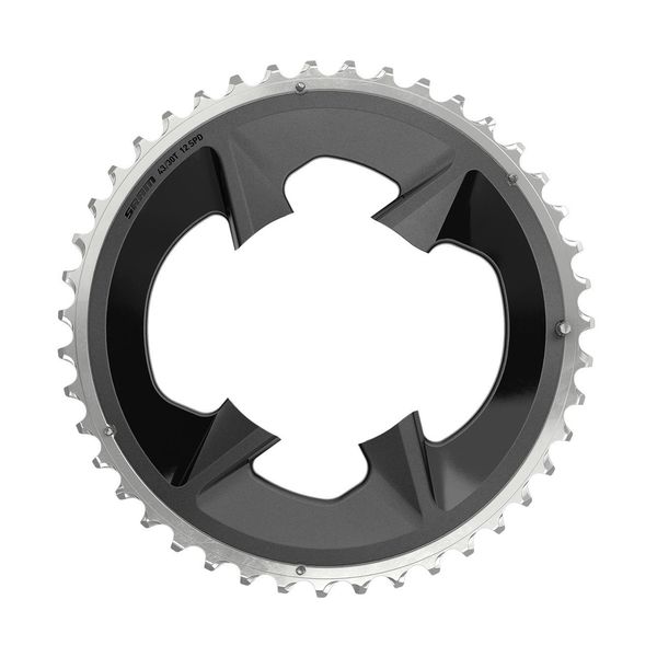 Sram Spare - Chain Ring Road 43t 94bcd 2x12 Rival Wide Black With Cover Plate: click to zoom image