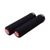Sram Locking Grips Foam 129mm Black With Single Black Clamp And End Plugs