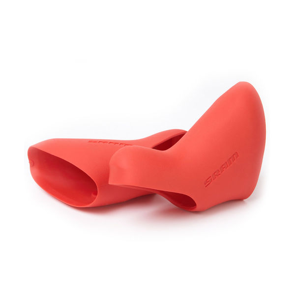 Sram Hoods For Doubletap Levers Red Pair click to zoom image
