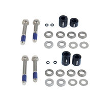 Sram Post Bracket - 20 P (Front180/Rear 160) Includes Stainless Caliper Mounting Bolts (Cps & Standard) Increased Depth For Fitment Of All Calipers Including Guide Ultimate