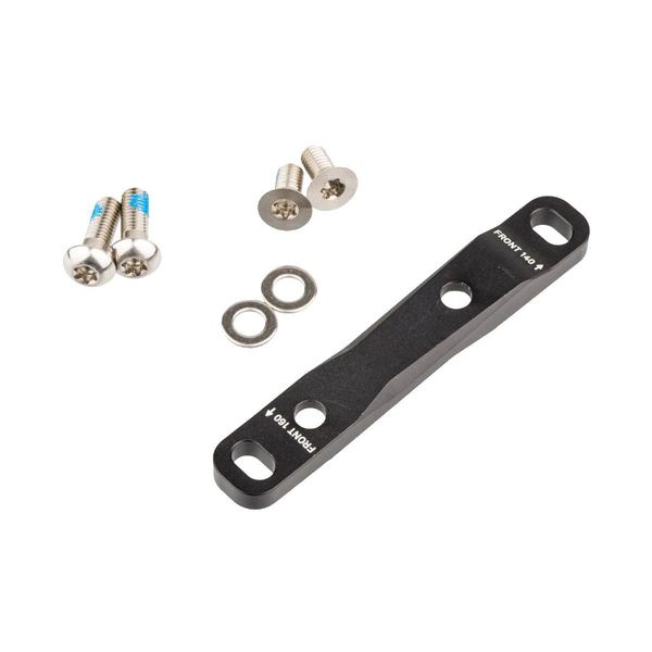 Sram Flat Mount Bracket Front - 0f/20f (Front 140/Front 160) Includes 2 Stainless Bracket and Caliper Mounting Bolts click to zoom image