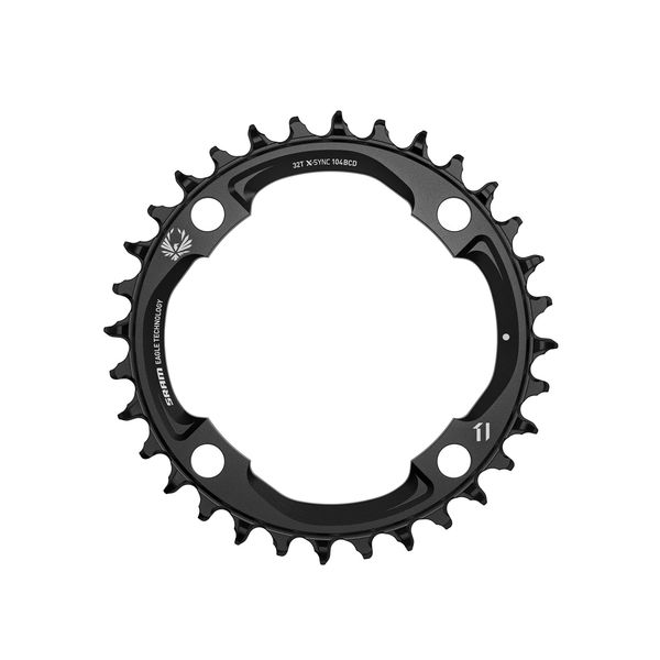 Sram Chain Ring X-sync 2 32t 104 Bcd Alum 12 Speed Black 12 Speed click to zoom image