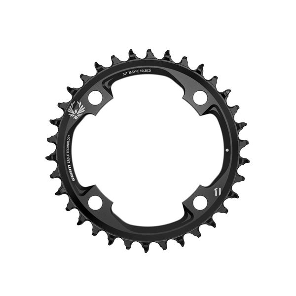 Sram Chain Ring X-sync 2 34t 104 Bcd Alum 12 Speed Black 12 Speed click to zoom image