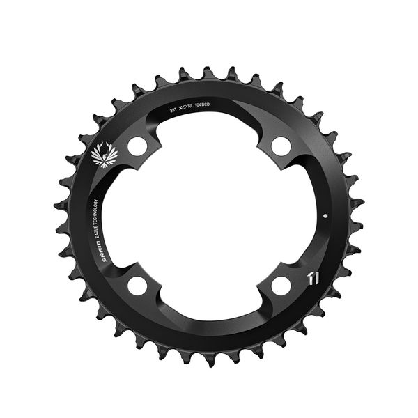 Sram Chain Ring X-sync 2 38t 104 Bcd Alum 12 Speed Black 12 Speed click to zoom image