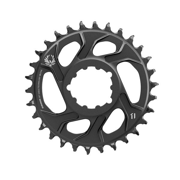 Sram Chain Ring X-sync 2 Direct Mount 6mm Offset Cold Forged Aluminum Black click to zoom image