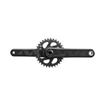 Sram Crank Xx1 Eagle Bb30ai For Cannondale, 170 Black 12 Speed W 30t X-sync 2 Direct Mount Chainring (Bb30 Bearings Notincluded): Black 170mm