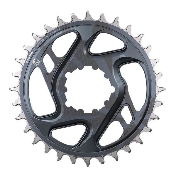 Sram Chain Ring X-sync 2 Direct Mount 3mm Offset Boost Eagle Cold Forged (Finish Of GX Eagle C1 Matches Crank Arms) Lunar Grey click to zoom image
